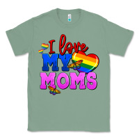 Sage I love my moms Classic Tee - FaDigitalArtStudio