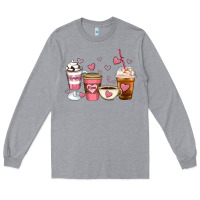 Heather Grey Mommy coffee Long Sleeve Tee - Artiststas