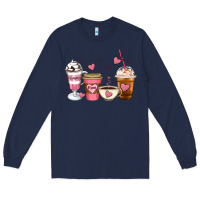 Navy Mommy coffee Long Sleeve Tee - Artiststas