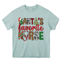 Arona Santa's Favorite Nurse Heavy Core Tee - BundleAndBundleShop