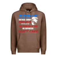 Chestnut criminal dirtbag anti trump Premium Hoodie - baoMotion