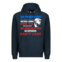 Navy criminal dirtbag anti trump Premium Hoodie - baoMotion