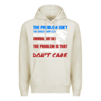 Oatmeal Heather criminal dirtbag anti trump Premium Hoodie - baoMotion