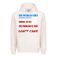 Pale Pink criminal dirtbag anti trump Premium Hoodie - baoMotion