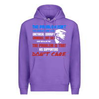 Purple criminal dirtbag anti trump Premium Hoodie - baoMotion