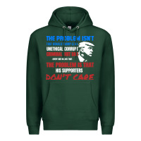 Sports Green criminal dirtbag anti trump Premium Hoodie - baoMotion