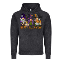 Vintage Black happy halloween  gnomies Vintage Hoodie - BarkalooDesign