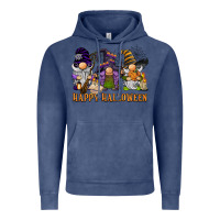 Vintage Denim happy halloween  gnomies Vintage Hoodie - BarkalooDesign