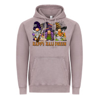 Vintage Zinc happy halloween  gnomies Vintage Hoodie - BarkalooDesign