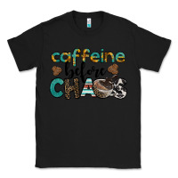 Black western caffeine before chaos Classic Tee - BarkalooDesign
