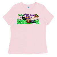 Bubblegum Pink Too Cute To Spook Baby Orangutan Ladies Tee - LillyAllenDesigns