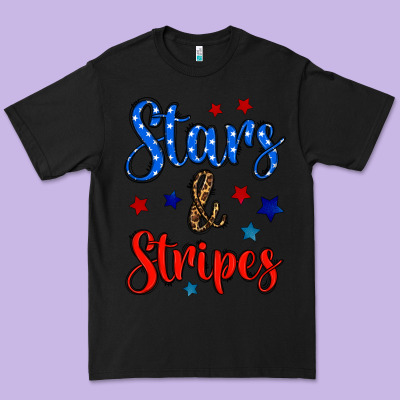 Stars & Stripes Premium Tee Designed By Bundleandbundleshop