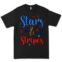 Black stars & stripes Premium Tee - BundleAndBundleShop
