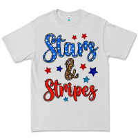 Dove Grey stars & stripes Premium Tee - BundleAndBundleShop