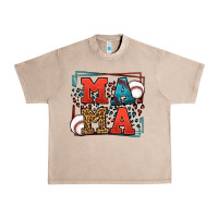 French Oak leopard baseball mama Mother's Day Urban Heavy Tee - LillyAllenDesigns
