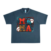 Midnight Navy leopard baseball mama Mother's Day Urban Heavy Tee - LillyAllenDesigns