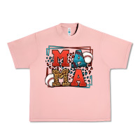 Salmon leopard baseball mama Mother's Day Urban Heavy Tee - LillyAllenDesigns