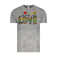 Cloud Rock love is love Vintage Tee - CowhideDigitalArt