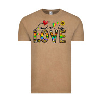 Vintage Coffee love is love Vintage Tee - CowhideDigitalArt