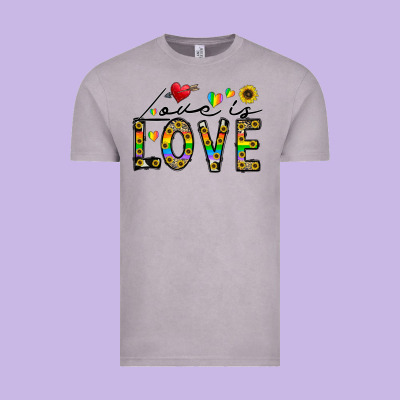 Love Is Love Vintage Tee Designed By Cowhidedigitalart