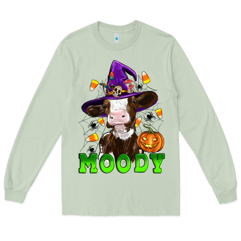 Moody Cow Long Sleeve Tee by Artiststas | Teevron