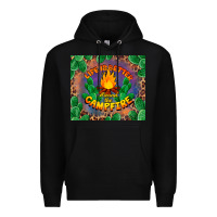 Black life is better around the campfire Premium Hoodie - BarkalooDesign