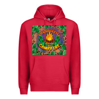 Cardinal life is better around the campfire Premium Hoodie - BarkalooDesign