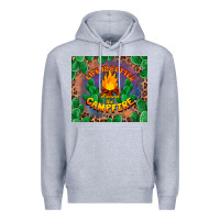 Heather Grey life is better around the campfire Premium Hoodie - BarkalooDesign