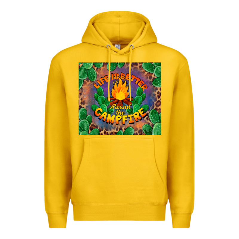 Life Is Better Around The Campfire Premium Hoodie by BarkalooDesign | Teevron