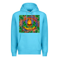 Ocean Blue life is better around the campfire Premium Hoodie - BarkalooDesign
