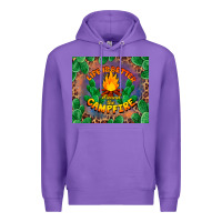 Purple life is better around the campfire Premium Hoodie - BarkalooDesign