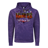 Cloud Purple halloween nurse life Vintage Hoodie - BarkalooDesign