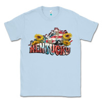 Dusty Blue kentucky 4th of july Classic Tee - FaDigitalArtStudio