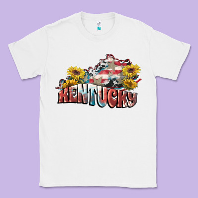 Kentucky 4th Of July Classic Tee Designed By Fadigitalartstudio