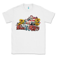 White kentucky 4th of july Classic Tee - FaDigitalArtStudio