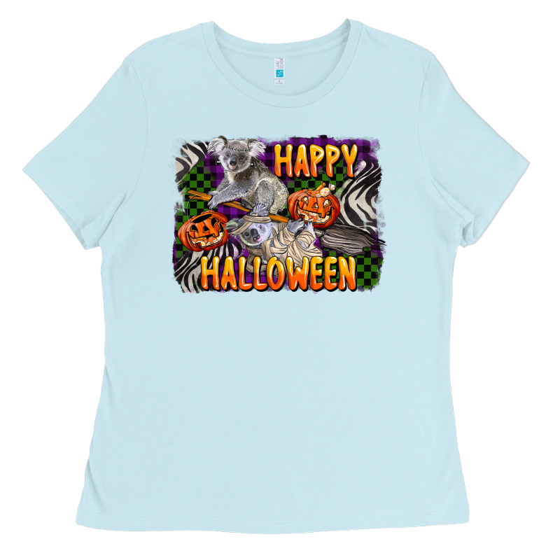 Happy Halloween Koala Ladies Tee by LillyAllenDesigns | Teevron