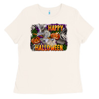 Bone happy halloween koala Ladies Tee - LillyAllenDesigns