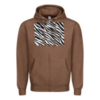 Chestnut zebra background Zipper Hoodie - RanaPortraitStore