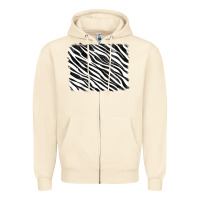Sandshell zebra background Zipper Hoodie - RanaPortraitStore