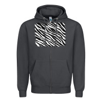 Smoke zebra background Zipper Hoodie - RanaPortraitStore