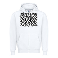 White zebra background Zipper Hoodie - RanaPortraitStore