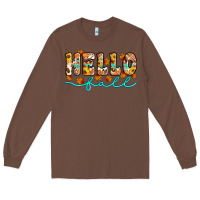 Chestnut hello fall Long Sleeve Tee - Artiststas