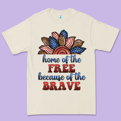 Home Of The Free Because Of The Brave Premium Tee Designed By Bundleandbundleshop