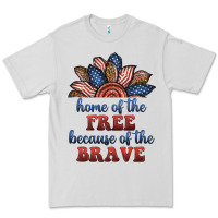 Dove Grey home of the free because of the brave Premium Tee - BundleAndBundleShop