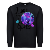 Black I Love My Softball Girl Premium Sweatshirt - Bettercallsaul
