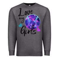 Charcoal Heather I Love My Softball Girl Premium Sweatshirt - Bettercallsaul