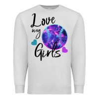 Dove Grey I Love My Softball Girl Premium Sweatshirt - Bettercallsaul