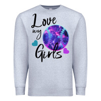 Heather Grey I Love My Softball Girl Premium Sweatshirt - Bettercallsaul