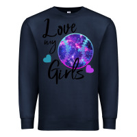 Navy I Love My Softball Girl Premium Sweatshirt - Bettercallsaul