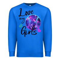True Royal I Love My Softball Girl Premium Sweatshirt - Bettercallsaul